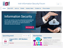 Tablet Screenshot of iisf.ie